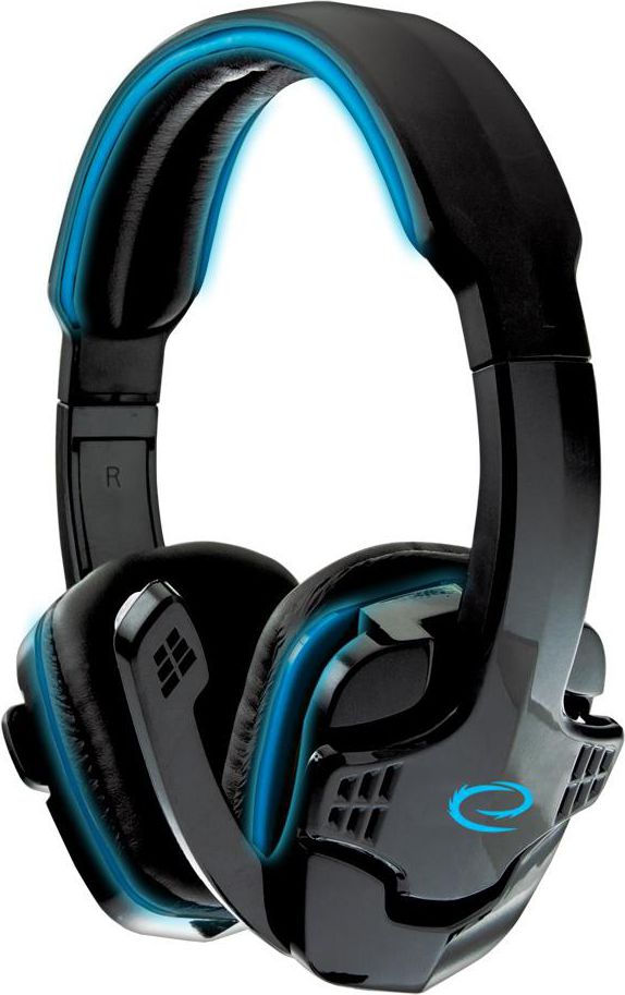 Kufje gaming Esperanza Raven EGH310B, stereo, me mikrofon, blu