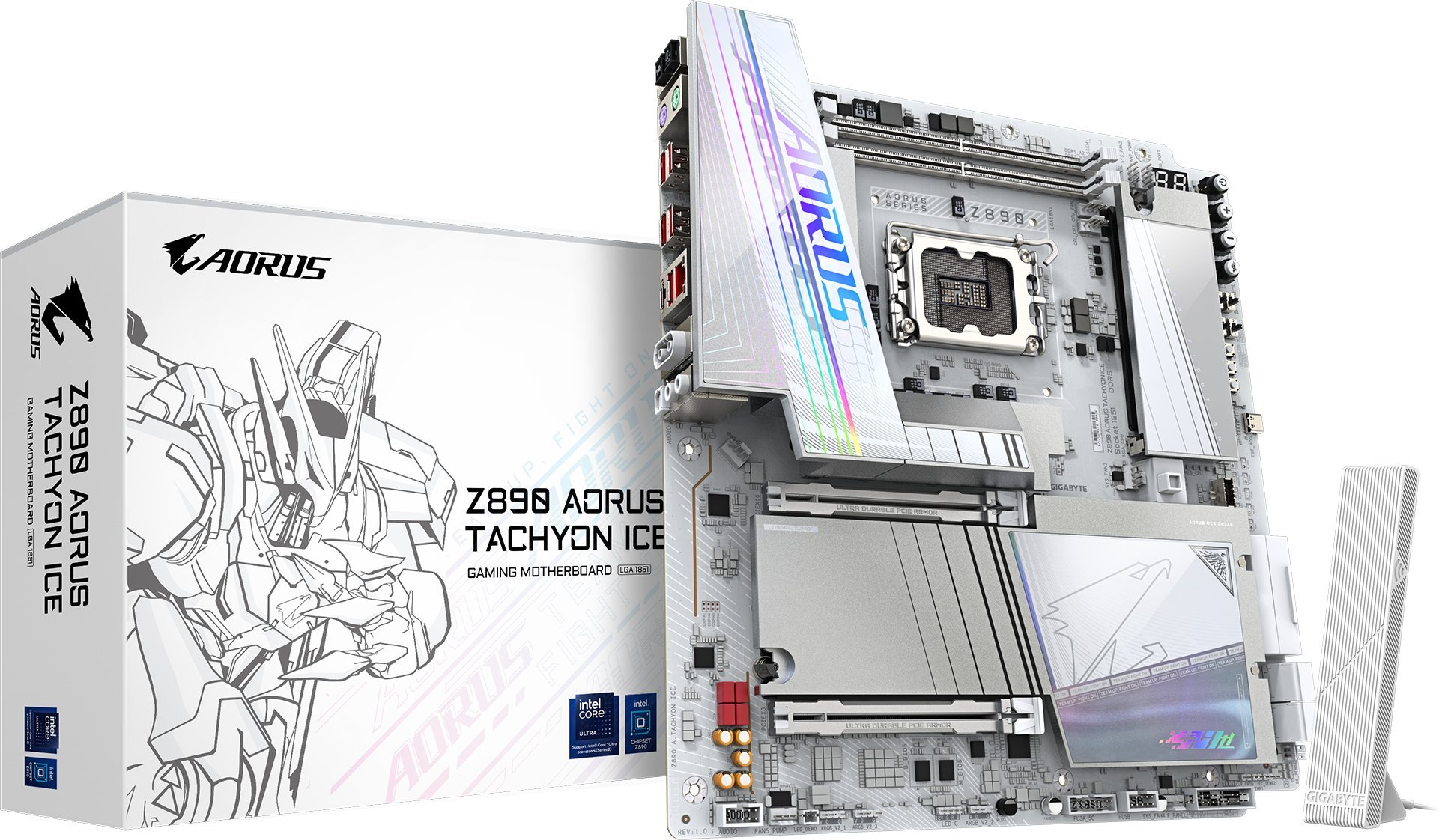 Pllakë amë Gigabyte AORUS Z890 TACHYON ICE, Intel Z890, DDR5, Extended ATX