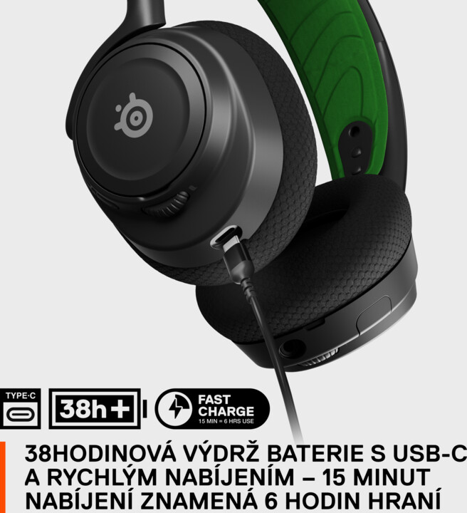 Kufje SteelSeries Arctis Nova 7X, të zeza