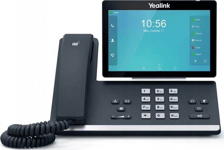 Telefon IP Yealink MP58 Teams, ekran me prekje, Bluetooth dhe Wi-Fi, i zi