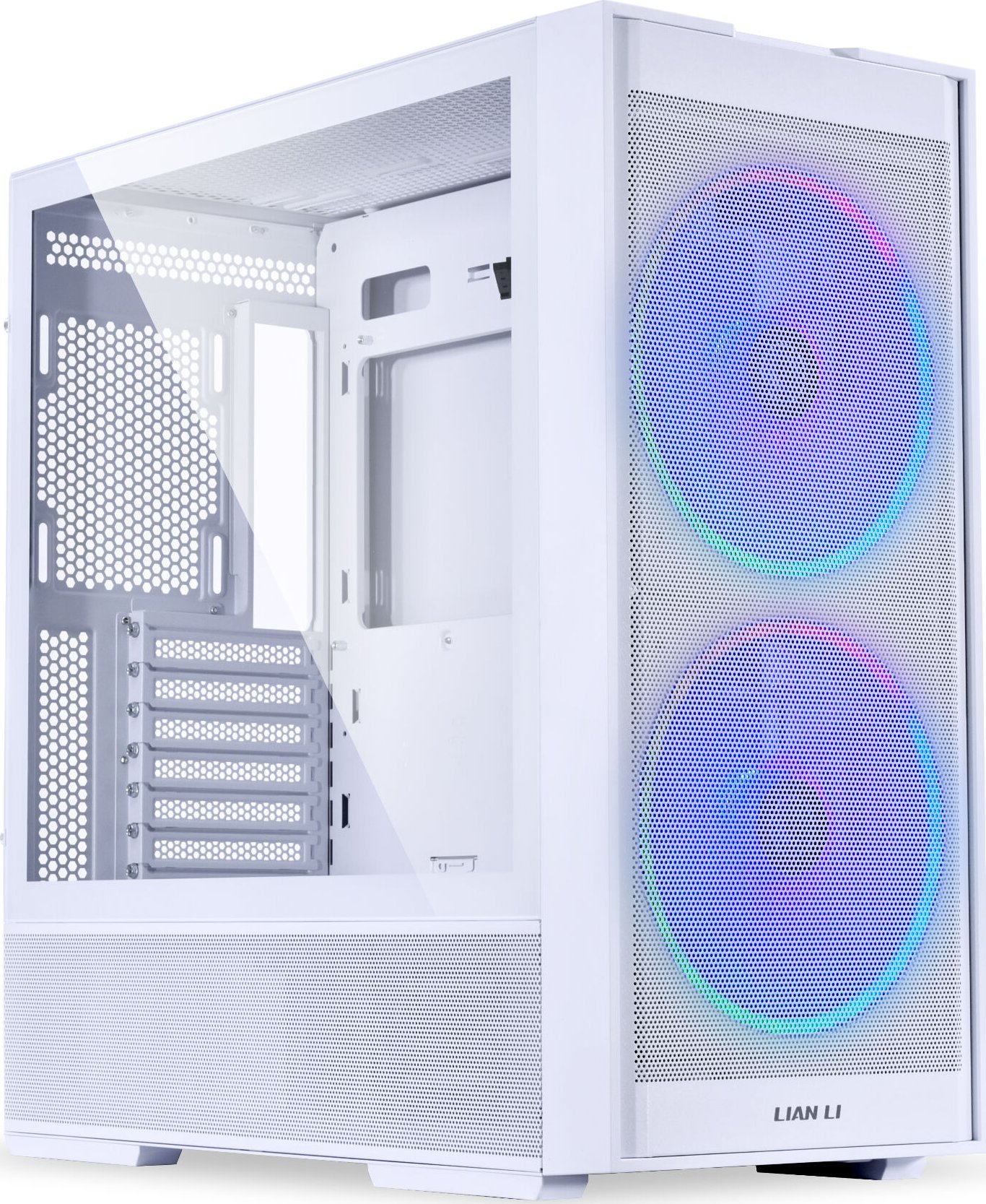 Kuti kompjuteri Lian Li LANCOOL 206RW, Mid Tower ATX, 2x 160mm RGB, e bardhë