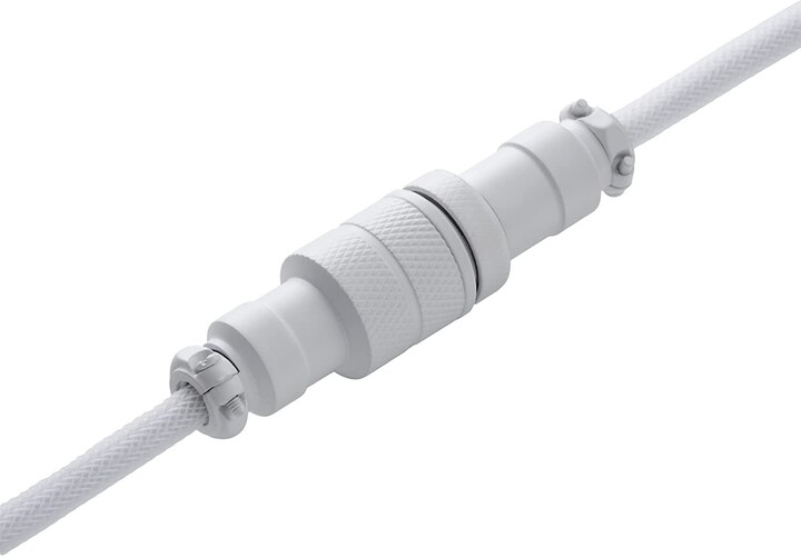 Kabllo CableMod Pro Coiled, USB-C/USB-A, 1,5m, e bardhë