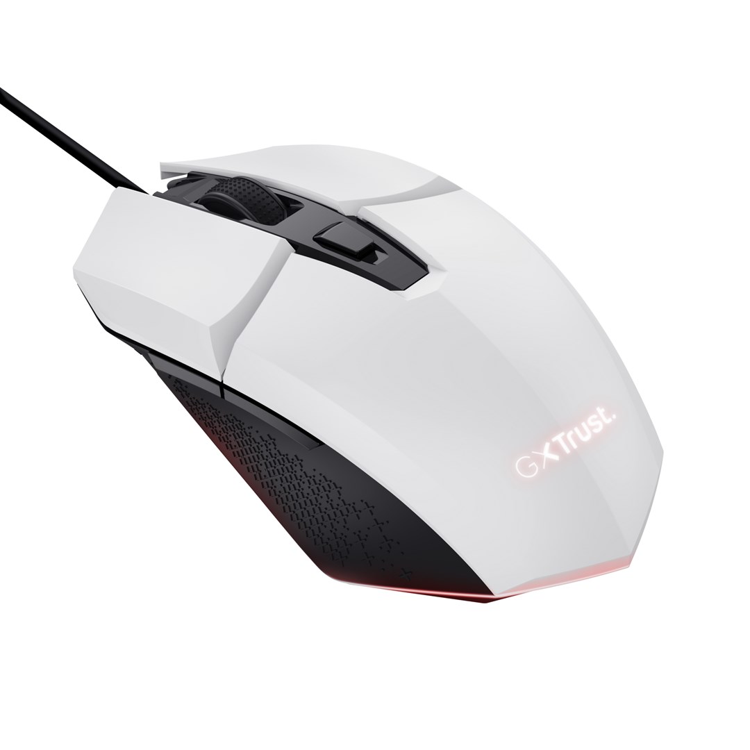 Maus Gaming GXT 109W Felox, 200-6400 DPI, 6 Butona, i bardhë