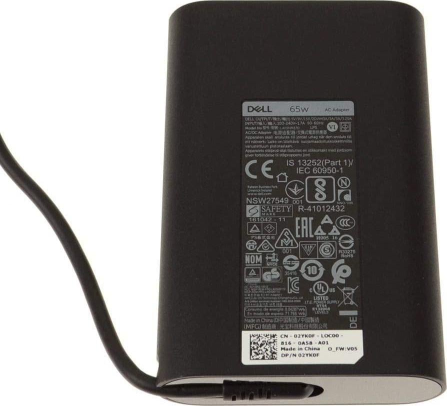 Karikues për laptop Dell 65W 19.5V 