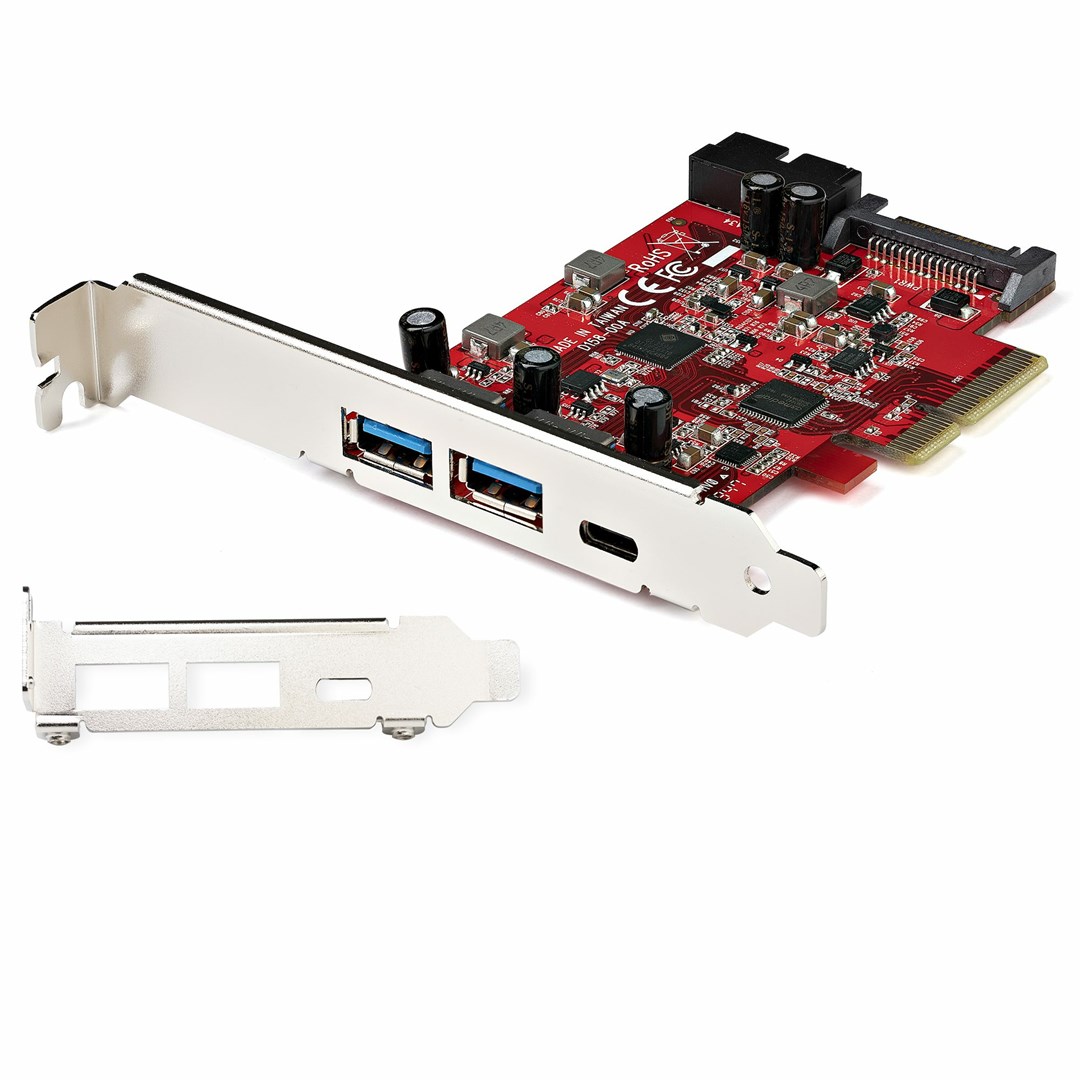 Kartë PCIe StarTech.com, 5 porte USB 3.1 Gen 2, 1x USB-C, 2x USB-A