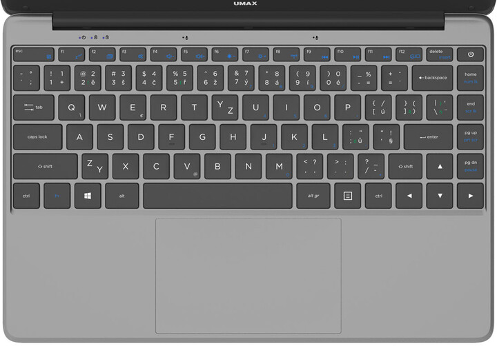 Laptop UMAX VisionBook 14WRx, 14.1 ", Intel Celeron N4020, 4GB RAM, 128GB eMMC, Intel UHD Graphics, gri