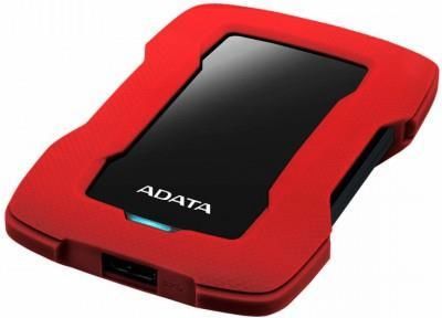 Hard disk i jashtëm ADATA HD330, 2TB, USB 3.1, i zi e kuq