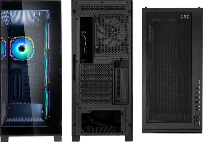 Kasë Kolink Unity Peak ARGB, e zezë, Midi Tower