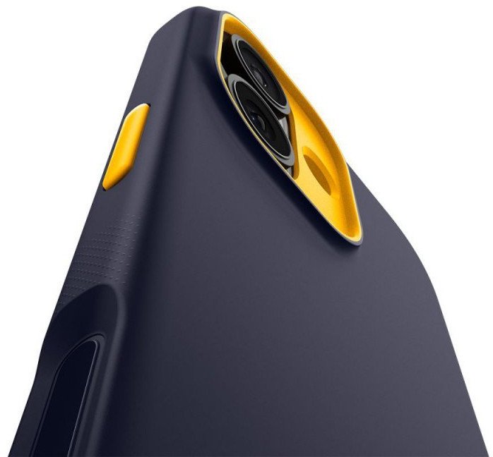 Mbështjellës telefoni Spigen Caseology Nano Pop MagSafe, për iPhone 17, Blueberry Navy, blu