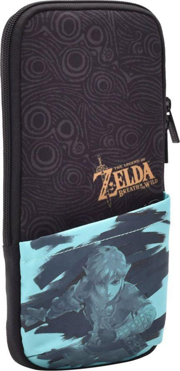 Mbrojtëse Hori Slim Pouch Zelda për Nintendo Switch, e zezë