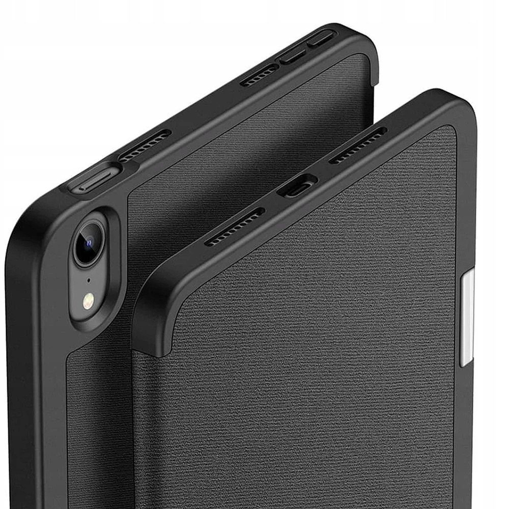 Mbulesë tablette DUX DUCIS Trifold, për iPad Pro 11 iPad Air 13 iPad Mini 6/7 iPad 10/11 2025, me mbajtëse stylus, Auto Sleep/Wake, gri