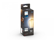 Llambë smart Philips Hue ST64 E27, 7W, White Ambiance, filament