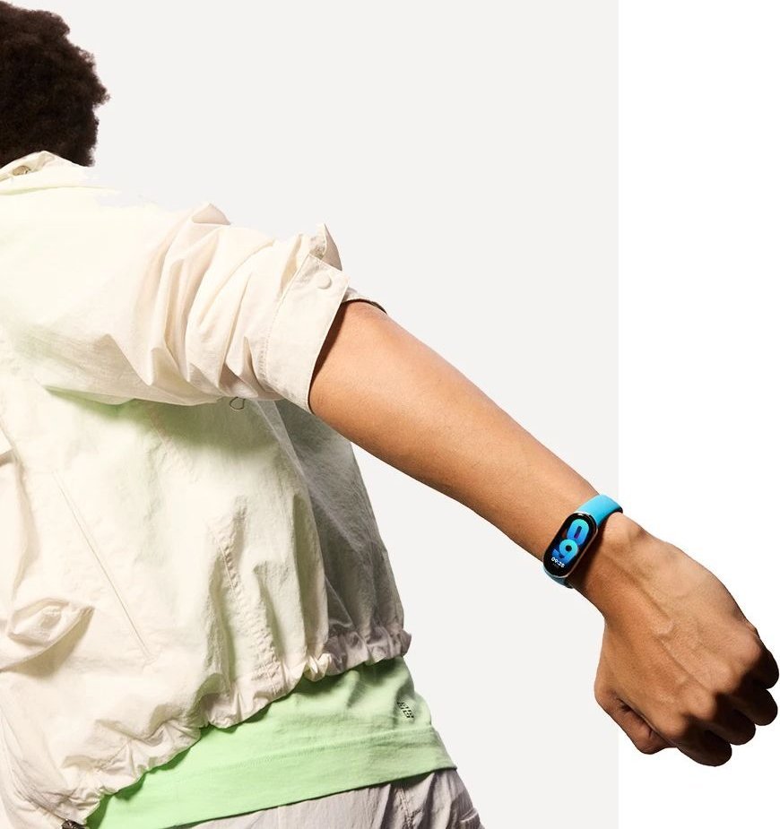 Rrip dore Tech-Protect IconBand për Xiaomi Smart Band 8 8 NFC, TPU, i rregullueshëm, blu Sky