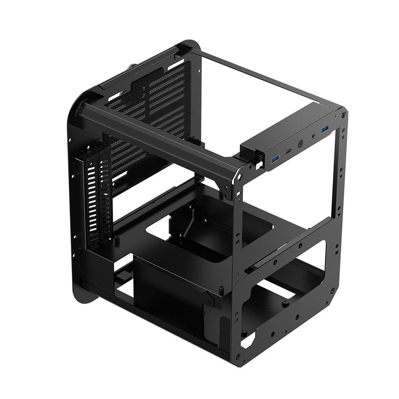 Kasë Jonsplus BO 100, e zezë, Small Form Factor