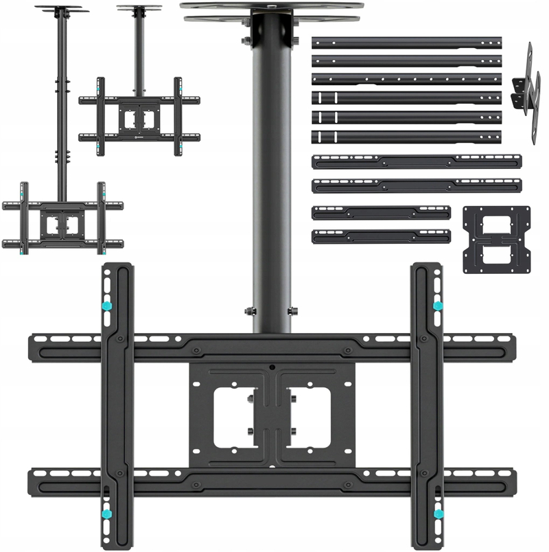 Mbajtëse tavanore për TV Lamex LXLCD138, 32" 80", deri 68 kg, e zezë