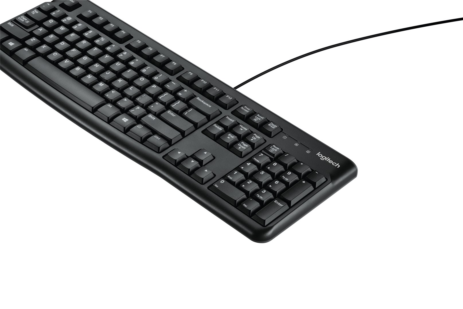 Tastierë Logitech K120, USB, e zezë