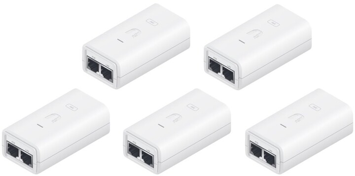 [OUTLET] Përshtatës PoE - Ubiquiti, 24 V, 0.5 A, 5 copë