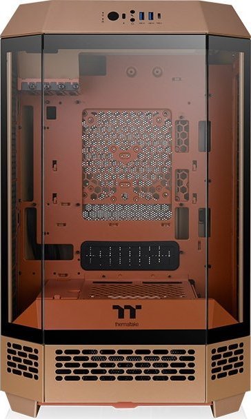 Kornizë PC Thermaltake The Tower 300, ATX, xham i temperuar, blu Hydrangea