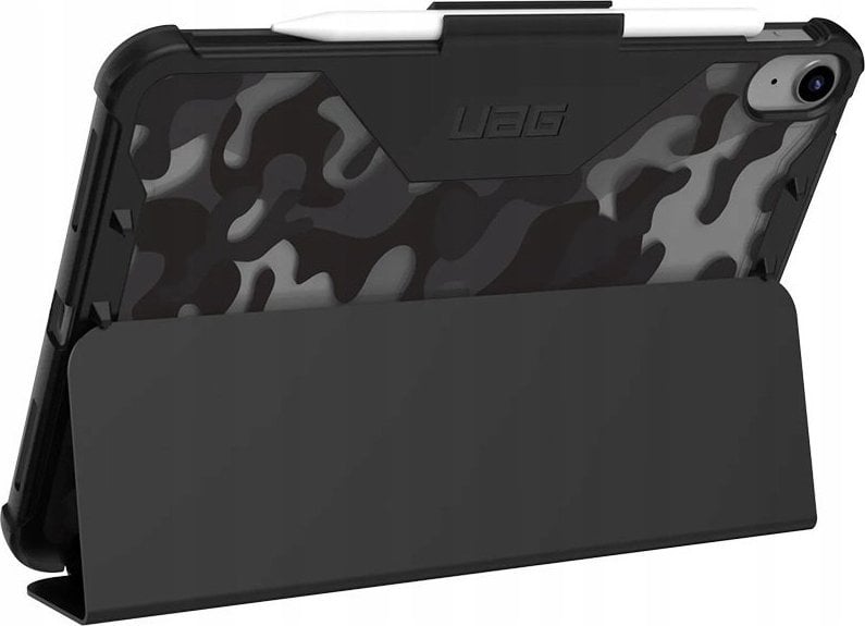 Mbulesë tablet UAG Plyo për iPad 10.9" 2022, mbrojtëse kompozite, me qëndrim, midnight camo