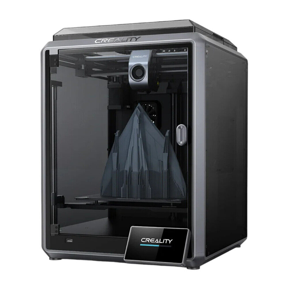 Printer 3D Creality K1, 600mm/s, ekran 4.3", nivelim automatik, gri