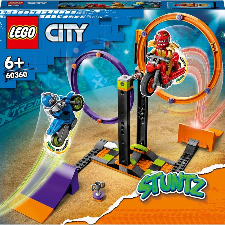 Set LEGO® City 60360 Spinning Circle Stunt Challenge, 117 pjesë