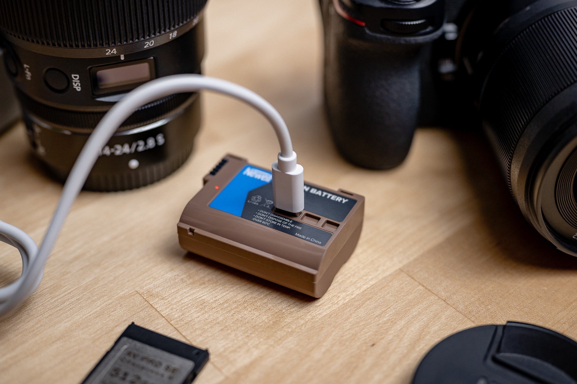Bateri Newell NP-W235 për Fujifilm, 2300mAh, USB C, e zezë