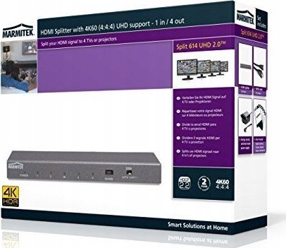 Splitter HDMI Marmitek Split 614 UHD 2.0, 4 porta, 4K