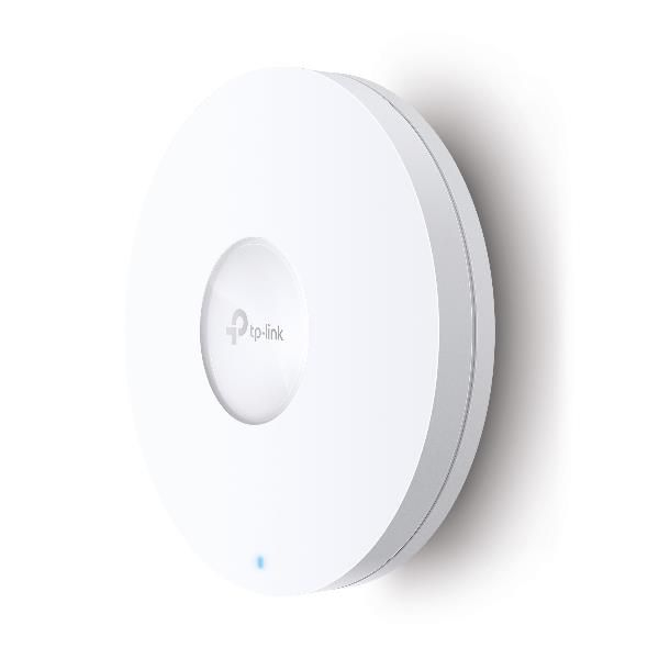 Access point tavanor TP-Link EAP670, Wi-Fi 6 AX5400, dual band 2.4/5 GHz, i bardhë