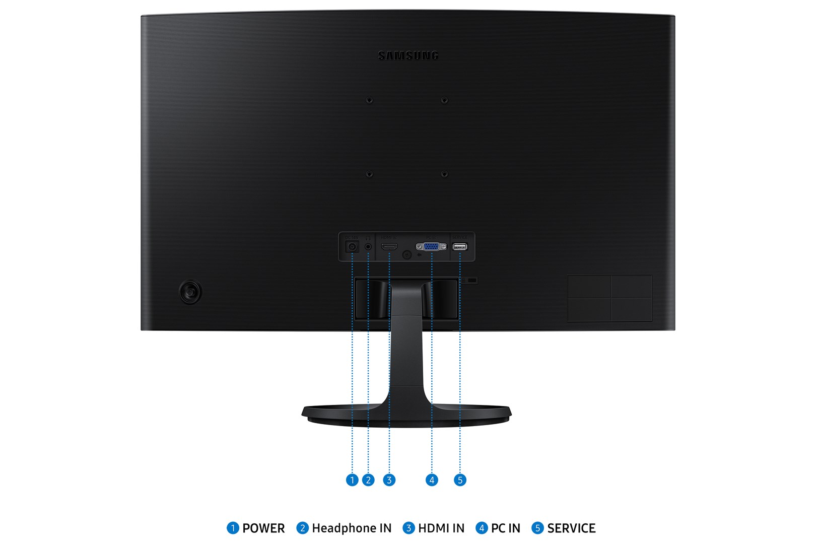 Monitor Samsung Essential S3 24", Full HD, i lakuar, i zi