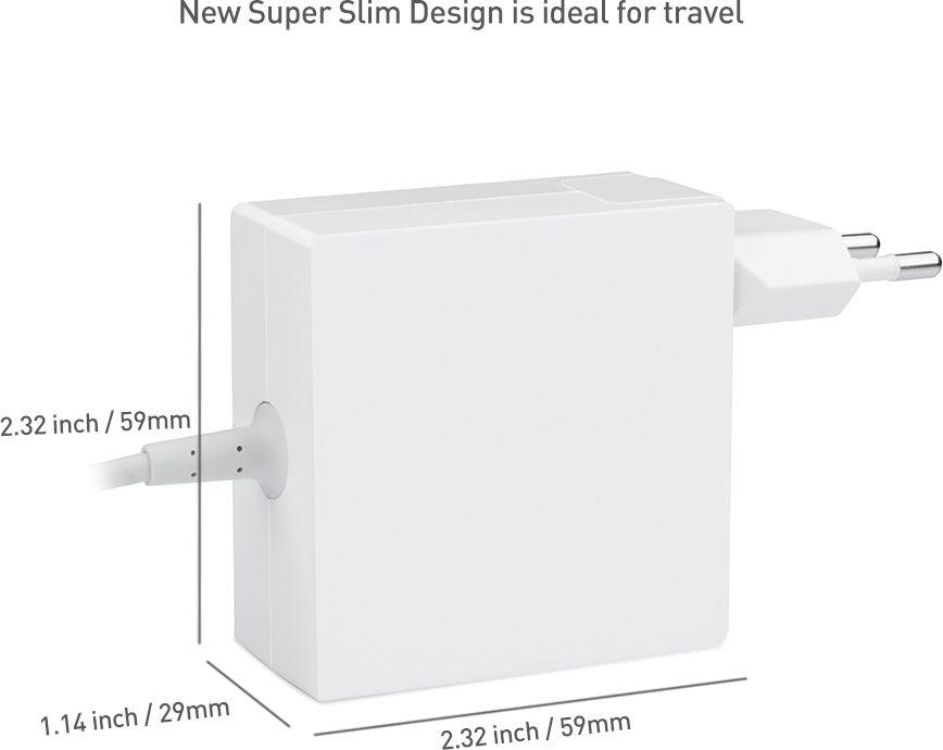 Karikues eSTUFF 45W, USB-C, i bardhë