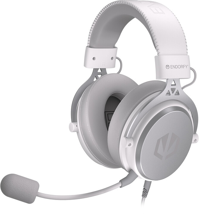 Kufje Endorfy Viro Onyx White, të bardha