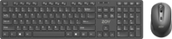 Set tastierë + maus ZOY ZKM888, wireless, i zi