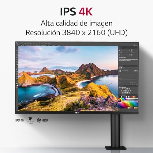 Monitor LG UltraFine Ergo 32UN880P B, 32", 4K HDR, i zi