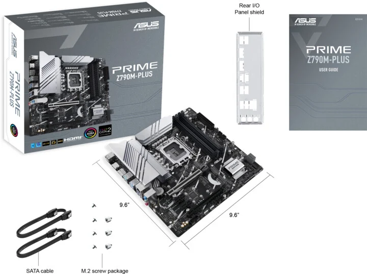[OUTLET] Pllakë amë ASUS PRIME Z790M-PLUS (DDR5) - Intel Z790