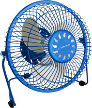 Ventilator tavoline Esperanza USB, metal, 5", blu
