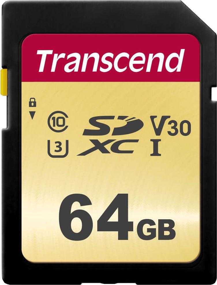 Kartë e memories Transcend SDXC, 500S, 64 GB