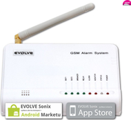Alarm pa tela Evolveo Sonix, GSM, kontroll për Android dhe iPhone, i bardhë