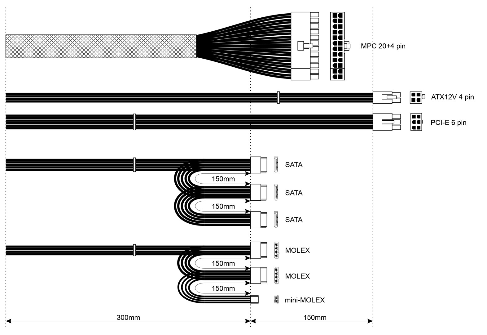 Burim energjie Akyga Basic AK-B1-550 , 550W