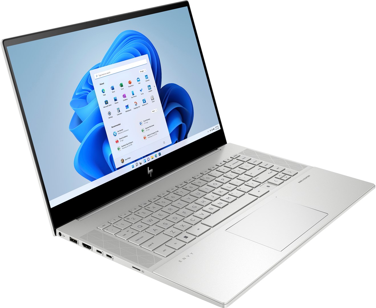 Laptop 2në1 HP ENVY x360 15-ew0013dx, 15.6", Intel Core i5, 16GB RAM, 512GB SSD, i argjendtë