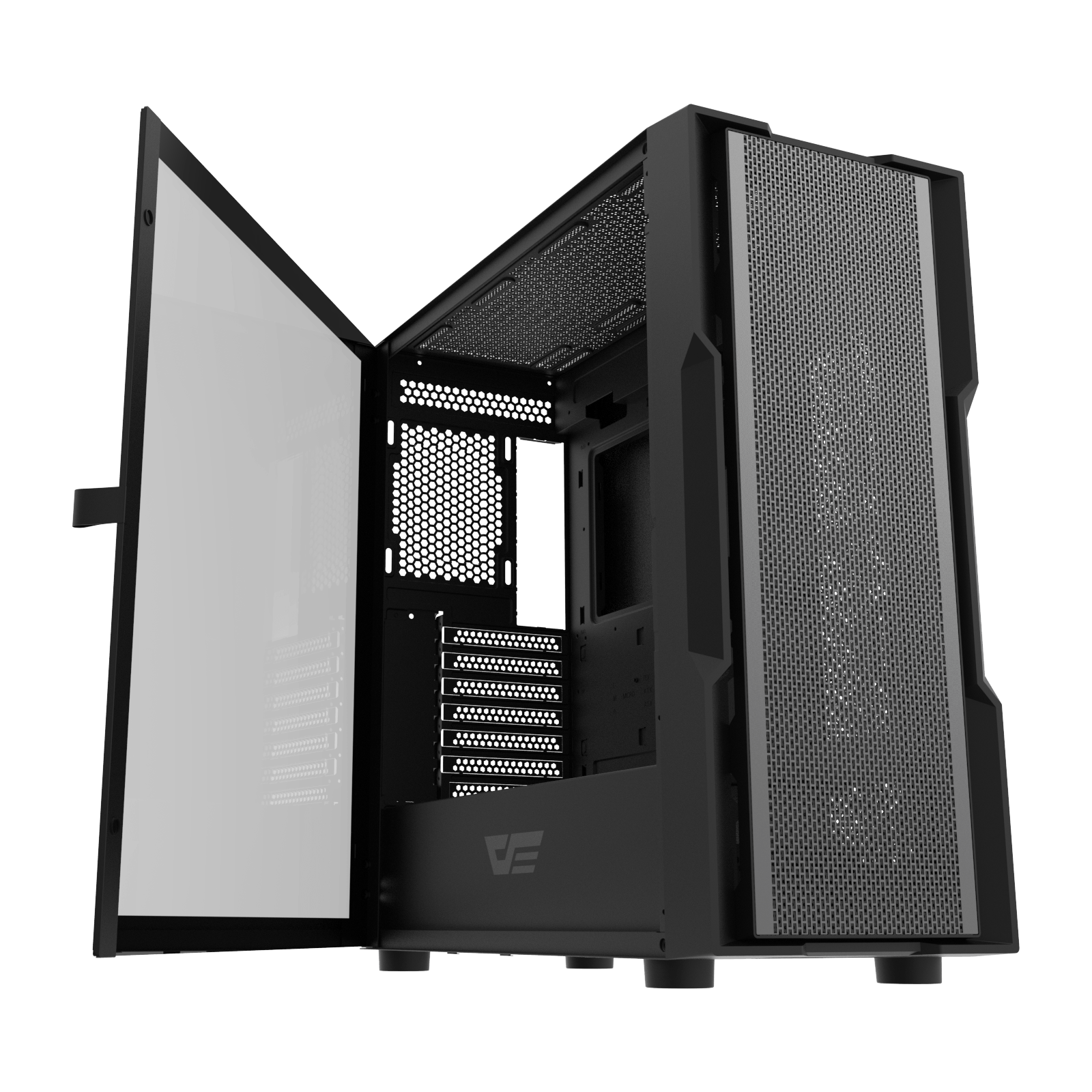 Kasë Darkflash DK431 Glass, Midi Tower