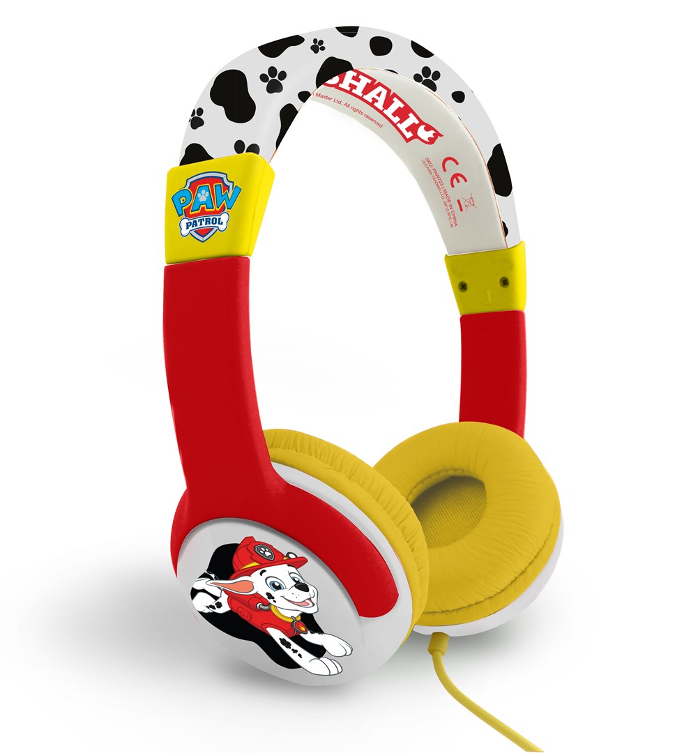 Kufje OTL Paw Patrol Marshall Junior, 3.5mm, të kuqe/të bardha