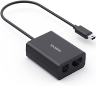 Adapter EHS Yealink EHS62, për kufje DECT, plug and play, i zi