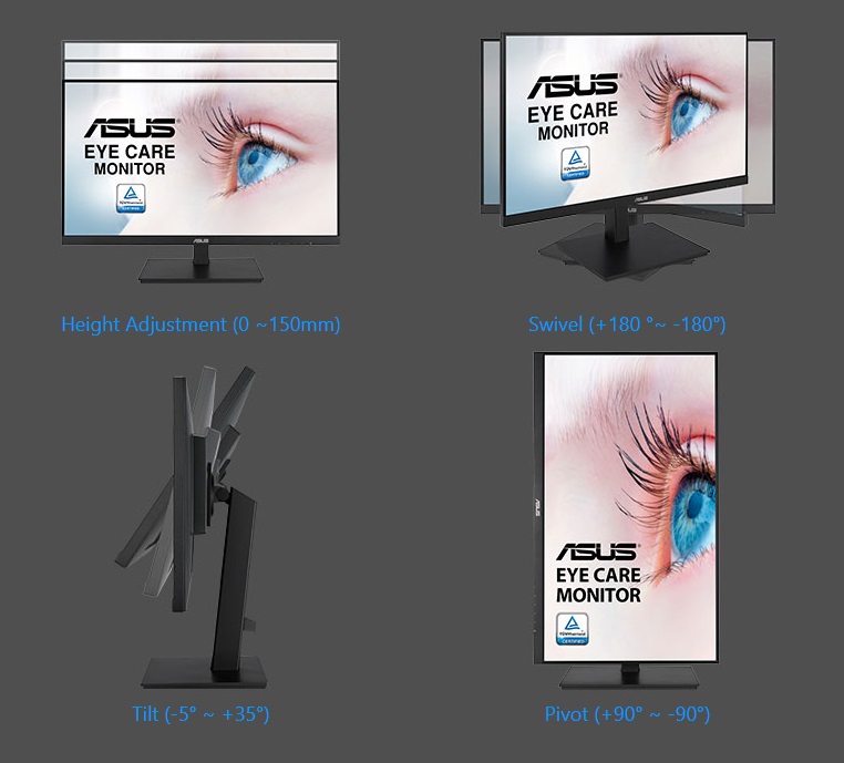 Monitor ASUS VA27DQSB, 27", Full HD, 1920x1080, i zi