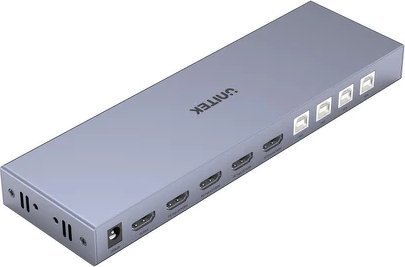 Switch Unitek 4K HDMI 2.0, 4 në 1, i hirtë