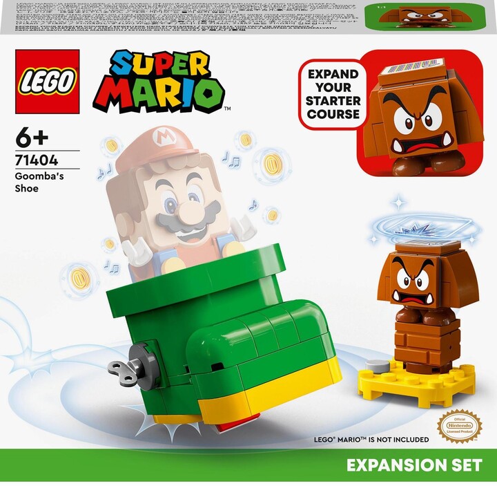 Set zgjerimi LEGO® Super Mario™ 71404 Goomba's Boot, 76 pjesë