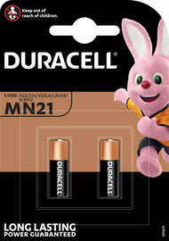 Bateri Duracell Security, A23, 2 copë