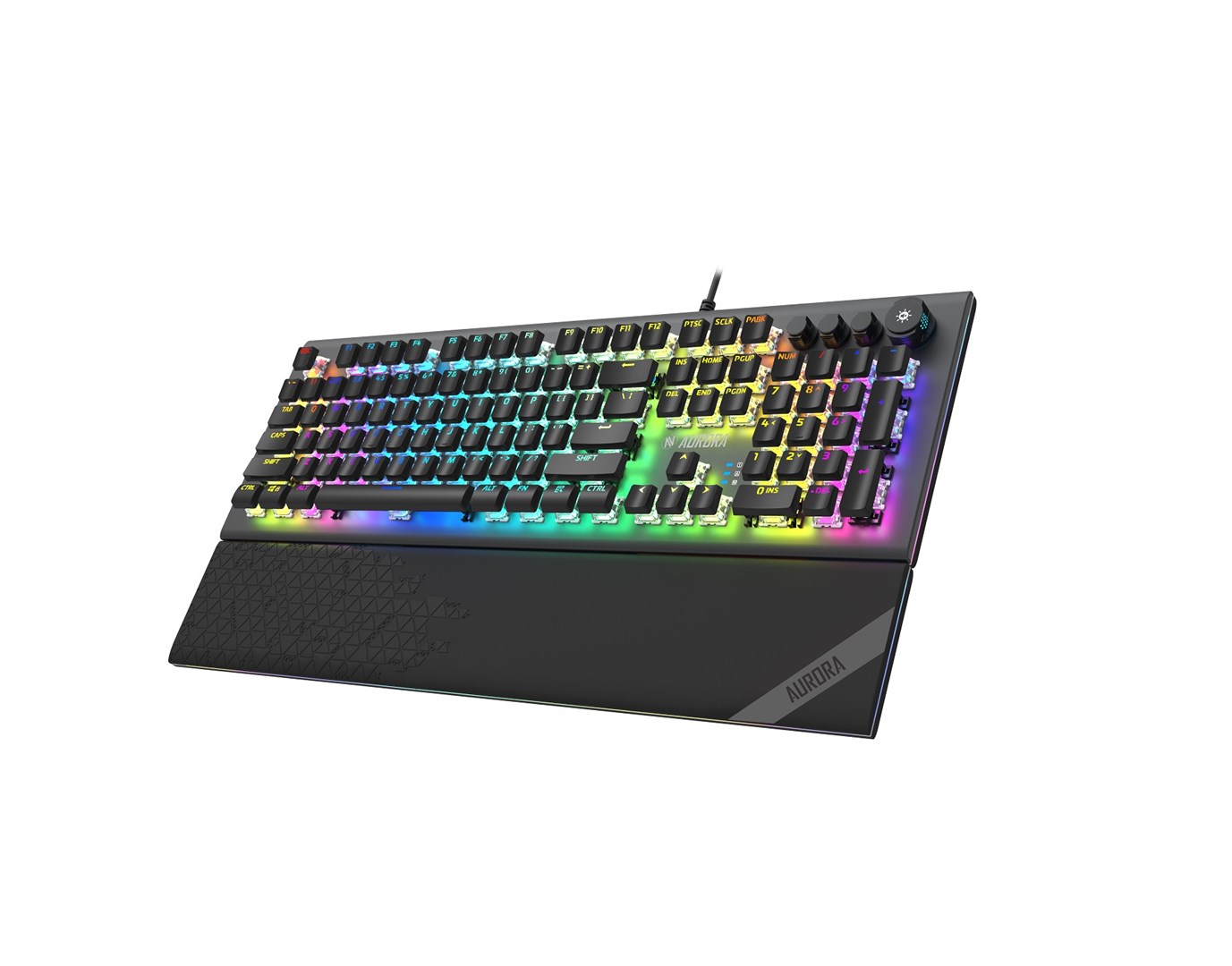 Tastierë iBOX Aurora K-5, USB, e hirtë