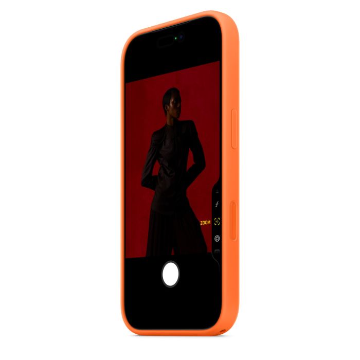 Apple iPhone 17 Pro Silicone Case with MagSafe, Orange