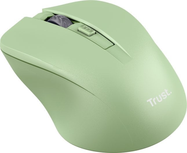 Maus Trust Mydo, wireless, USB, i gjelbërt