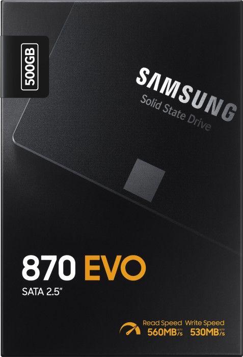 Disk SSD Samsung 870 EVO, 500GB, 2.5" SATA III
